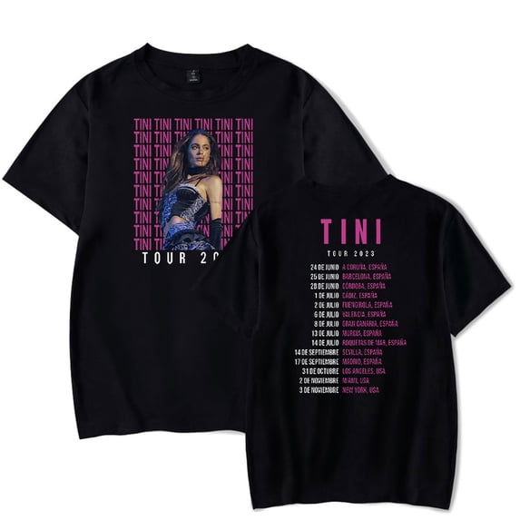 Tini Stoessel Tini Tour T shirt Summer Casual Tshirt Streetwear