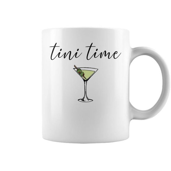 Tini Time Martini Graphic Coffee Mugs