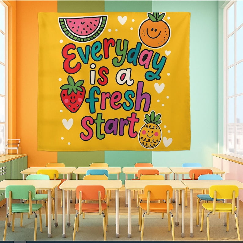 TiniDecor Everyday Is a Fresh Start Tapestry, 30