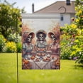 thumbnail image 1 of TiniDecor Skeleton Ladies Tea Party Garden Flag – 36”x60” Victorian Halloween Tea Time Outdoor Décor, 1 of 5