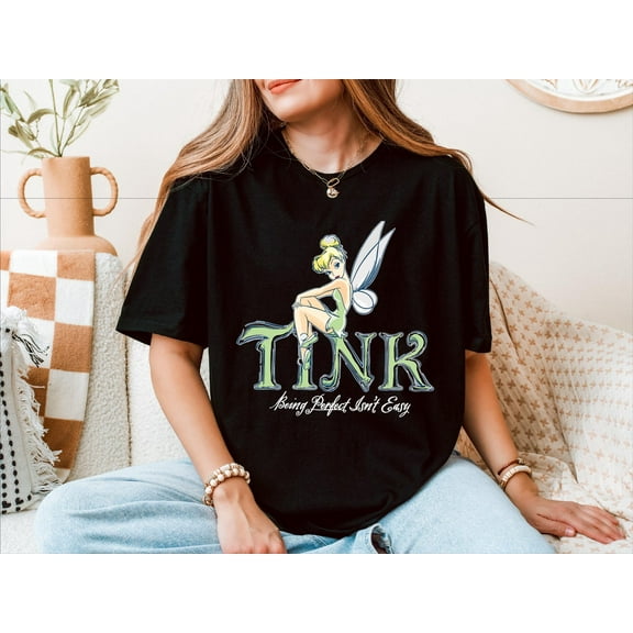 Tink Shirt, Being Perfect Isn't Easy T-Shirt, Disney Tinkerbell Tee