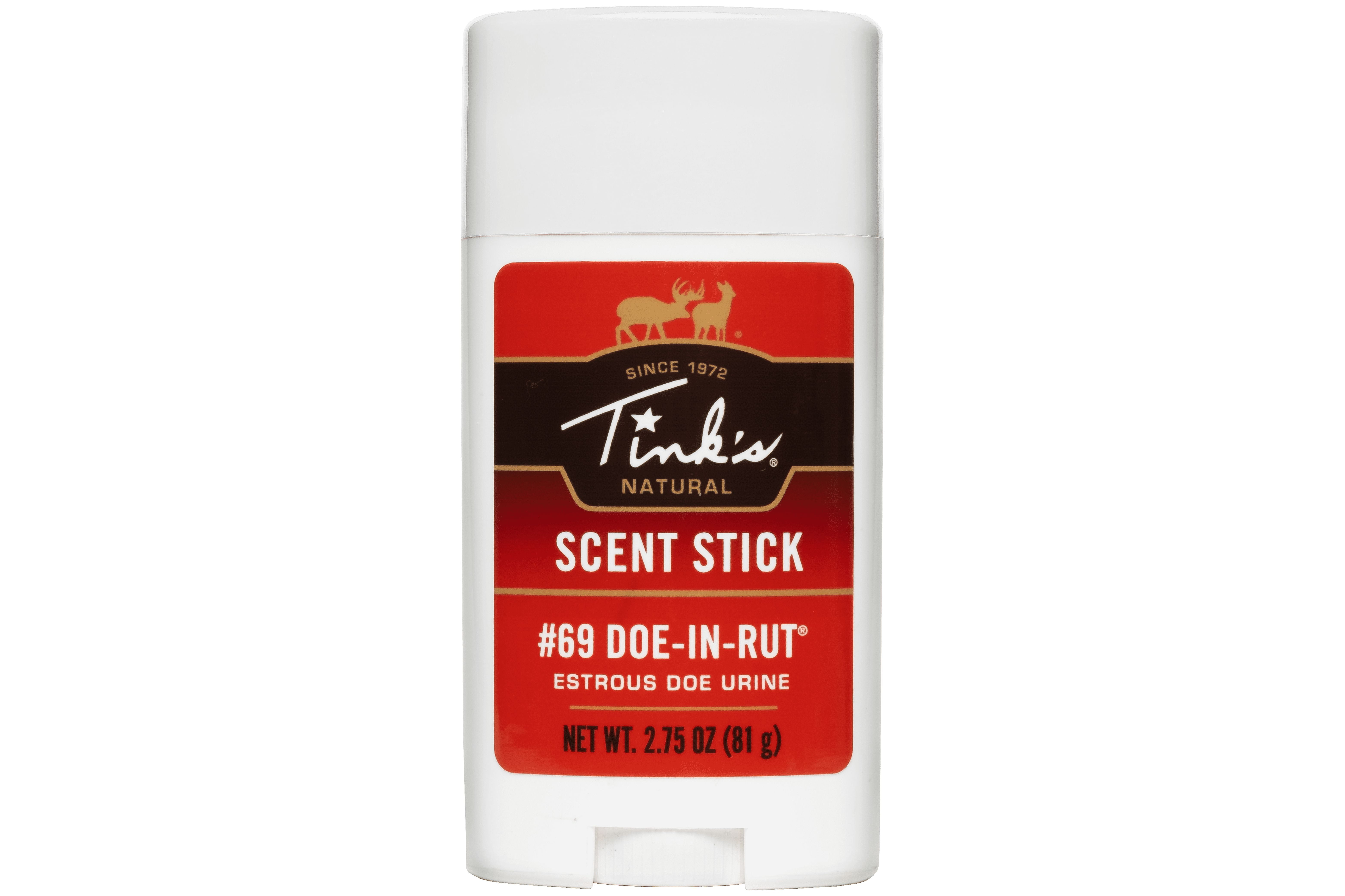 Tink's #69 Doe-In-Rut Estrous Doe Urine Natural Scent Stick 2.75oz