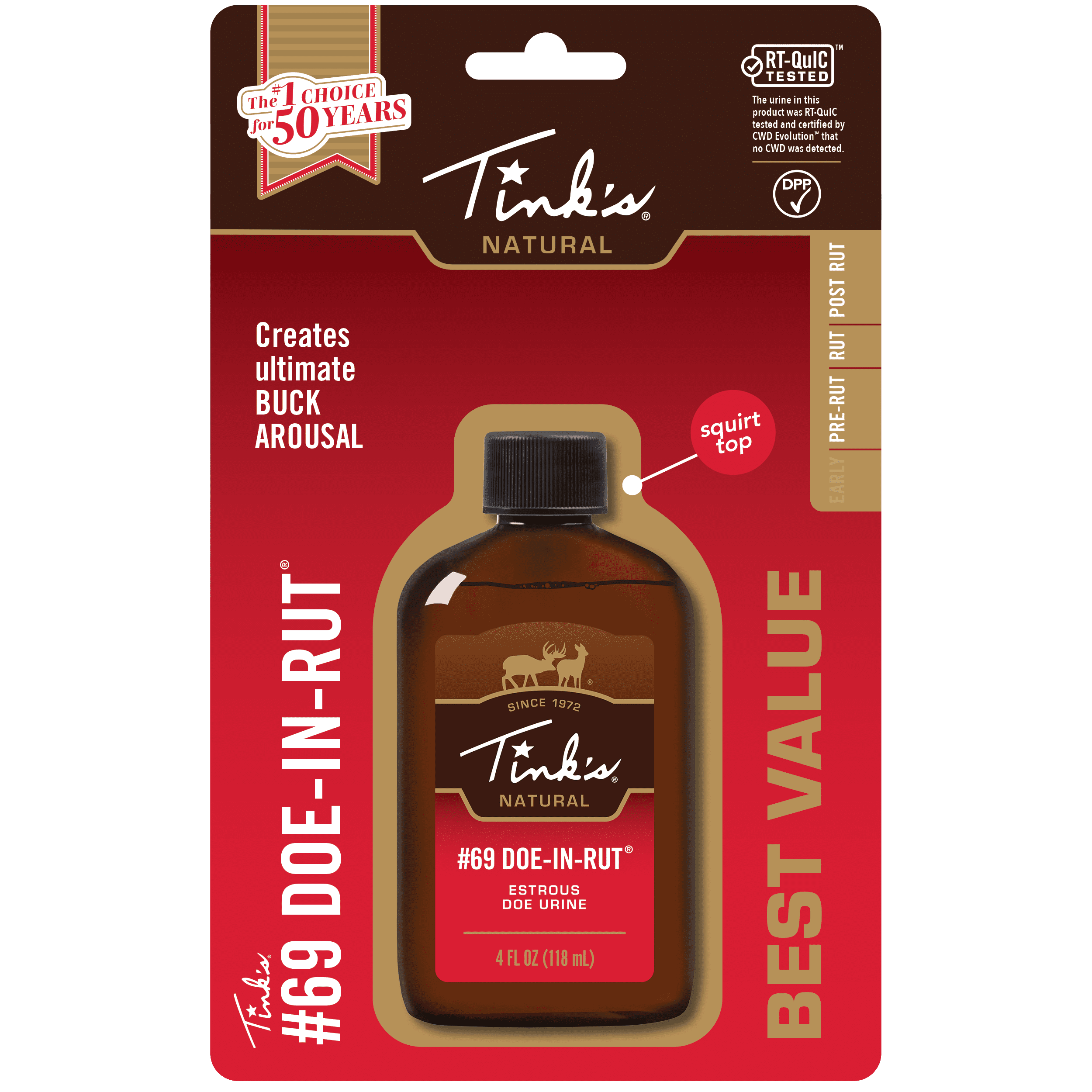 Tink's #1 Doe-P Hot Shot Spray - Non-Estrous Deer Lure Mist