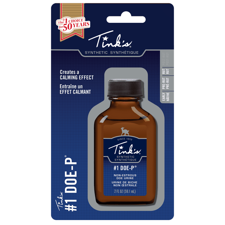 Tink's Synthetic #1 Doe-P Non-Estrous Doe Urine - 2 oz. - Deer Lure 