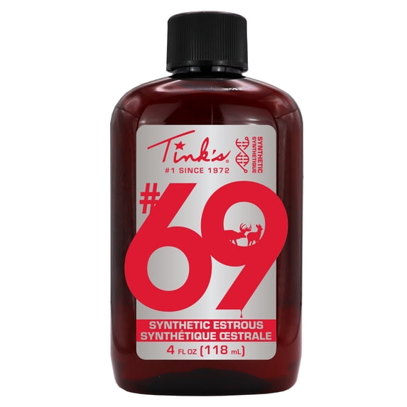 Tink's Synthetic #69 Doe-In-Rut Estrous Doe Urine 4 oz. - Deer Lure