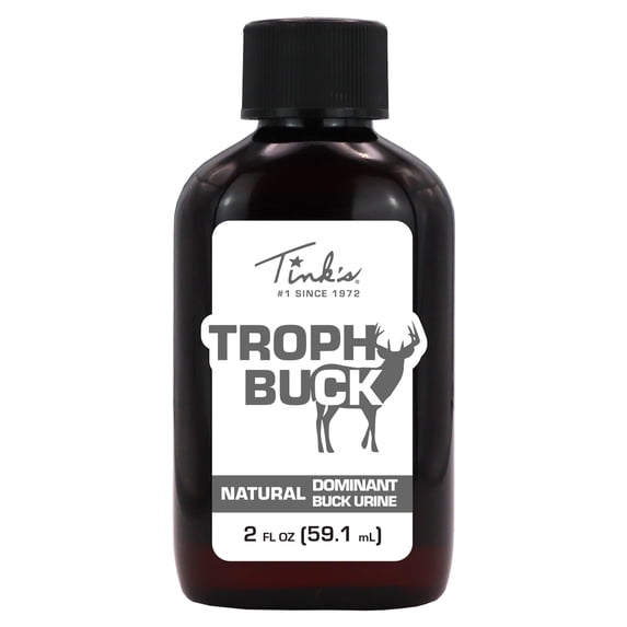 Tink's Trophy Buck Dominant Buck Urine Deer Scent Classic Glass Bottle - 2 oz.