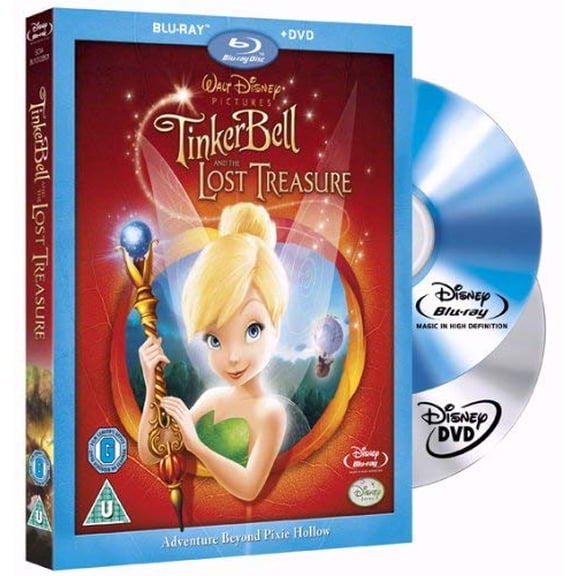 Tinker Bell And The Lost Treasure Combi Pack [DVD]