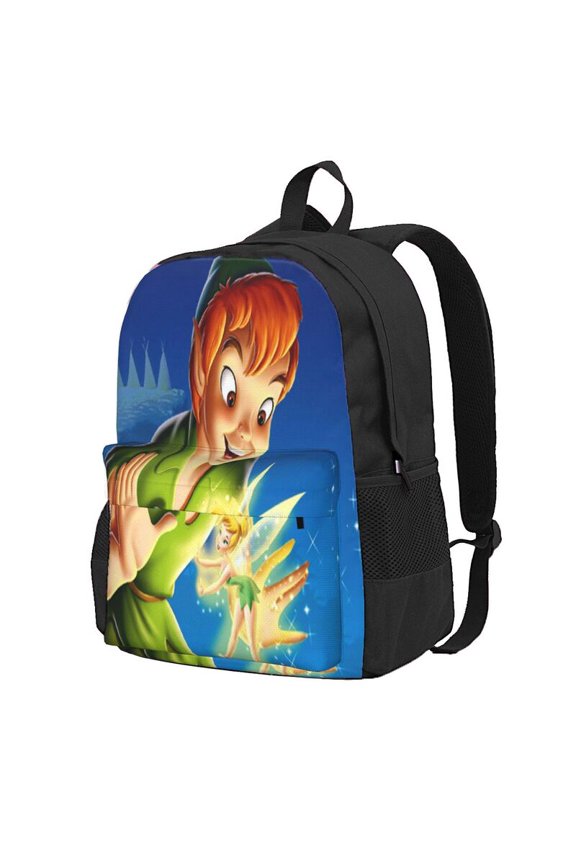 Tinker Bel Backpack Anime Computer Bag Hiking Bookpack Bag for Adult 16.5in