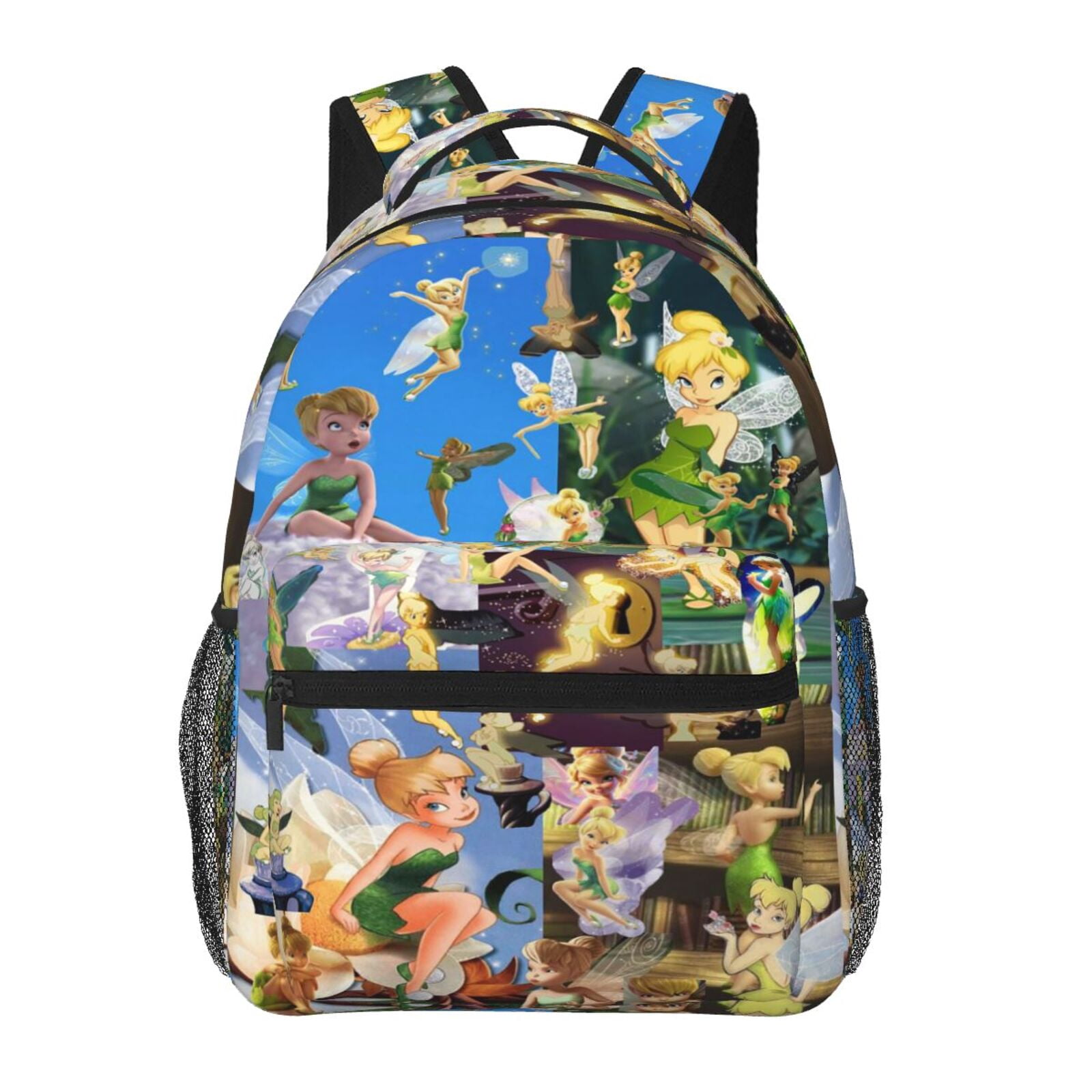 Tinker Bell Backpack Casual Daypack Laptop Bag Bookbag Lightweight ...