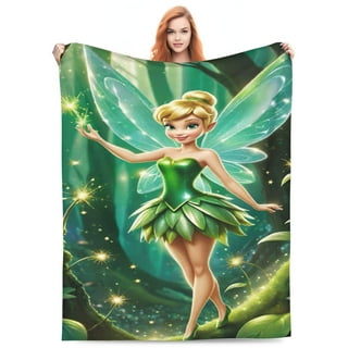 Tinkerbell blanket for adults hotsell