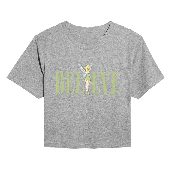 Tinker Bell - Believe Cropped Graphic T-Shirt