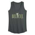 thumbnail image 1 of Tinker Bell - Believe  - Ladies Racerback Tank, 1 of 5