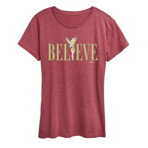 Tinker Bell - Believe - Ladies Short Sleeve Classic Fit Tee