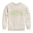 thumbnail image 1 of Tinker Bell - Believe - Toddler And Youth Crewneck Fleece Sweatshirt, 1 of 5