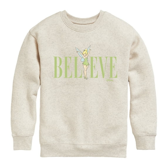 Tinker Bell - Believe - Toddler And Youth Crewneck Fleece Sweatshirt