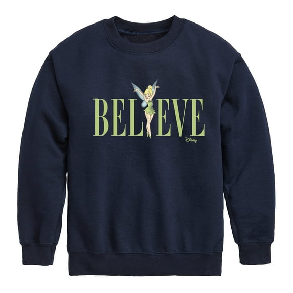 Tinker Bell - Believe - Toddler And Youth Crewneck Fleece Sweatshirt