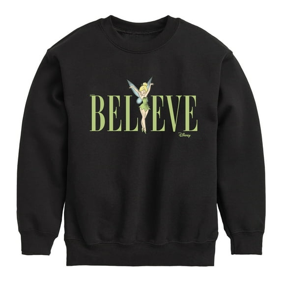 Tinker Bell - Believe - Toddler And Youth Crewneck Fleece Sweatshirt