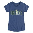 thumbnail image 1 of Tinker Bell - Believe - Toddler And Youth Girls Short Sleeve Graphic T-Shirt, 1 of 5
