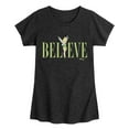 thumbnail image 1 of Tinker Bell - Believe - Toddler And Youth Girls Short Sleeve Graphic T-Shirt, 1 of 5