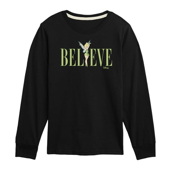 Tinker Bell - Believe - Toddler And Youth Long Sleeve Graphic T-Shirt
