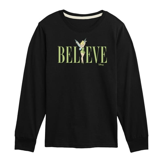 Tinker Bell - Believe - Toddler And Youth Long Sleeve Graphic T-Shirt