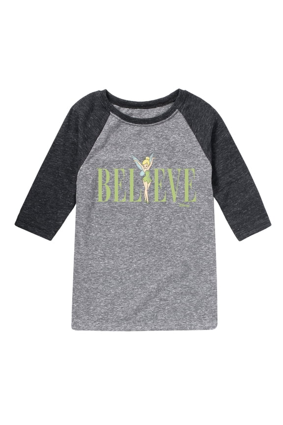 - Believe - Toddler And Youth Raglan Graphic T-Shirt
