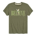 thumbnail image 1 of Tinker Bell - Believe - Toddler And Youth Short Sleeve Graphic T-Shirt, 1 of 5
