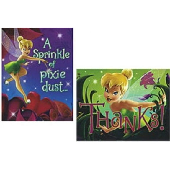 Tinker Bell Birthday Party Invitations (8 Count)