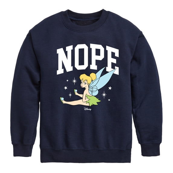 Tinker Bell - Boys' Graphic Long Sleeve Fleece Sweatshirt