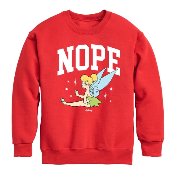 Tinker Bell - Boys' Graphic Long Sleeve Fleece Sweatshirt