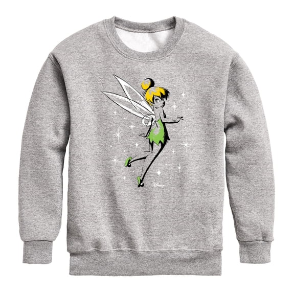 Tinker Bell - Boys' Graphic Long Sleeve Fleece Sweatshirt