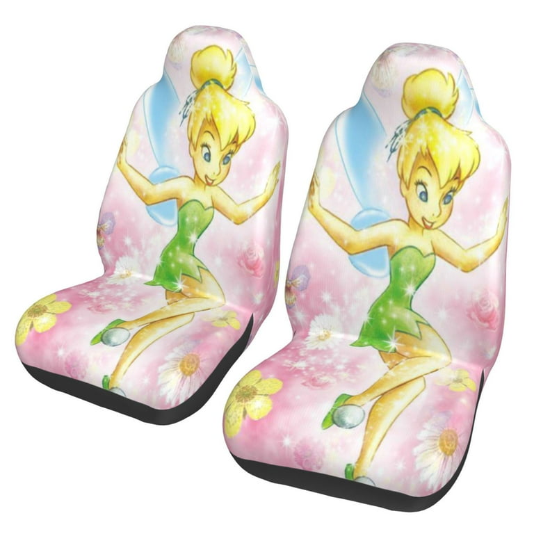 Tinker Bell Car Seat Cover For Front Seat Cushion Protectors Pcs