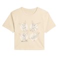 thumbnail image 1 of Tinker Bell - Circle Poses Cropped Graphic T-Shirt, 1 of 4