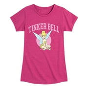 Tinker Bell - Collegiate Girls Fitted Short Sleeve Graphic T-Shirt