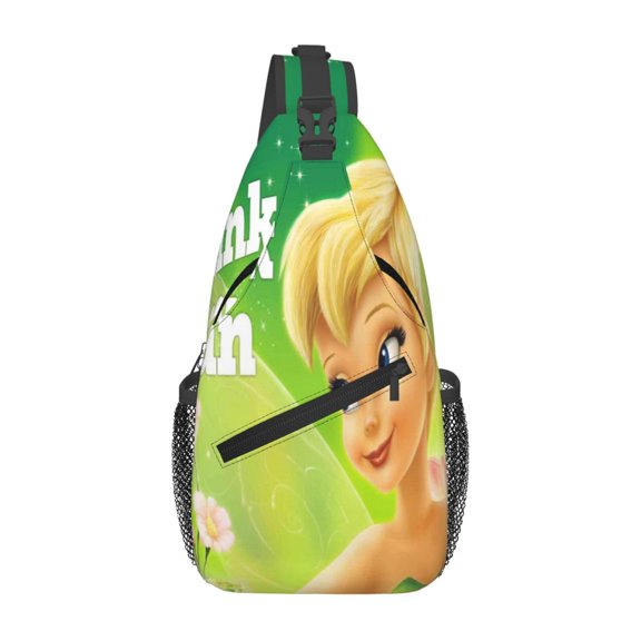 Tinker Bel Crossbody Sling Backpack for Women Men Gifts Sling Bag