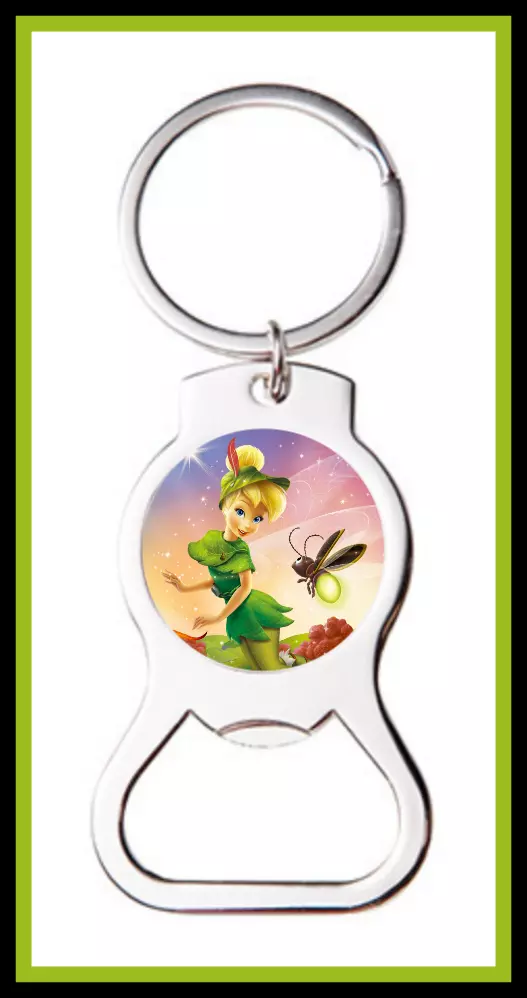 Tinker Bell Custom Bottle Opener Keychain Key Ring Stocking