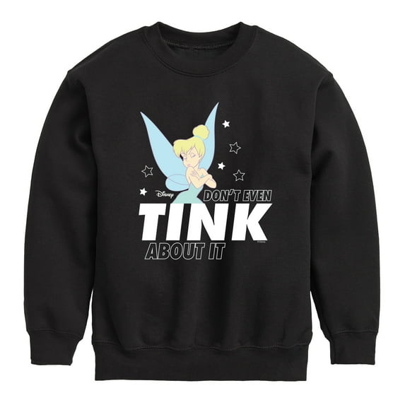 Tinker Bell - Don't Even Tink About It - Toddler And Youth Crewneck Fleece Sweatshirt