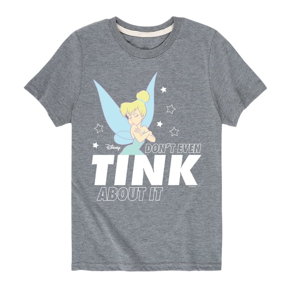 Tinker Bell - Don't Even Tink About It  - Toddler And Youth Short Sleeve Graphic T-Shirt