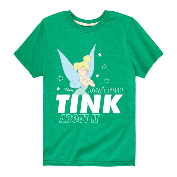 Tinker Bell - Don't Even Tink About It - Toddler And Youth Short Sleeve Graphic T-Shirt