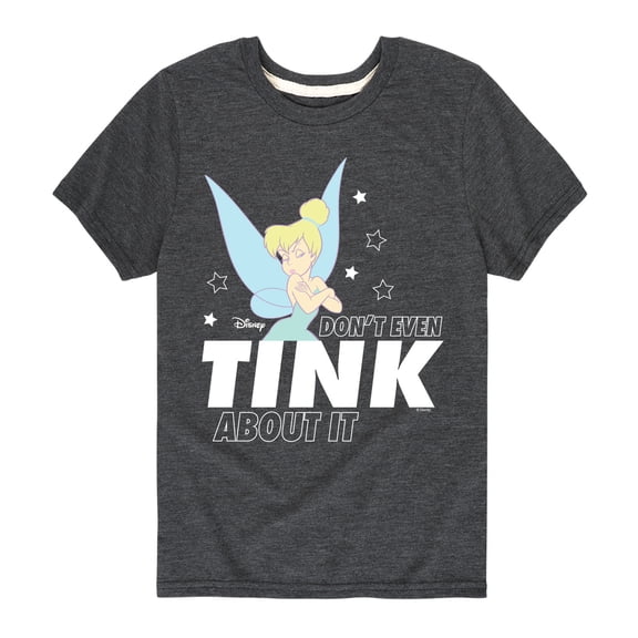 Tinker Bell - Don't Even Tink About It - Toddler And Youth Short Sleeve Graphic T-Shirt