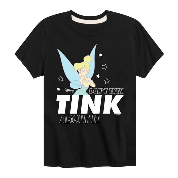 Tinker Bell - Don't Even Tink About It  - Toddler And Youth Short Sleeve Graphic T-Shirt