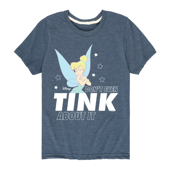Tinker Bell - Don't Even Tink About It  - Toddler And Youth Short Sleeve Graphic T-Shirt