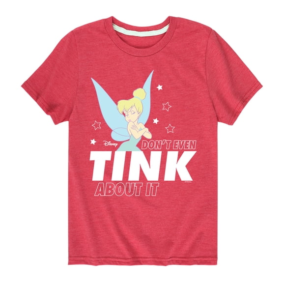 Tinker Bell - Don't Even Tink About It - Toddler And Youth Short Sleeve Graphic T-Shirt