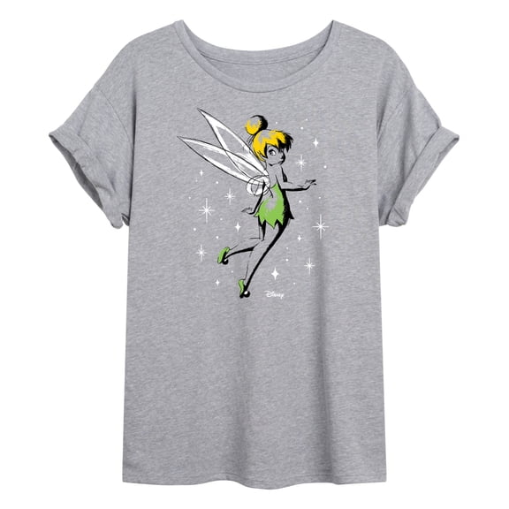 Tinker Bell - Fairy Dust - Juniors Oversized Graphic T-Shirt