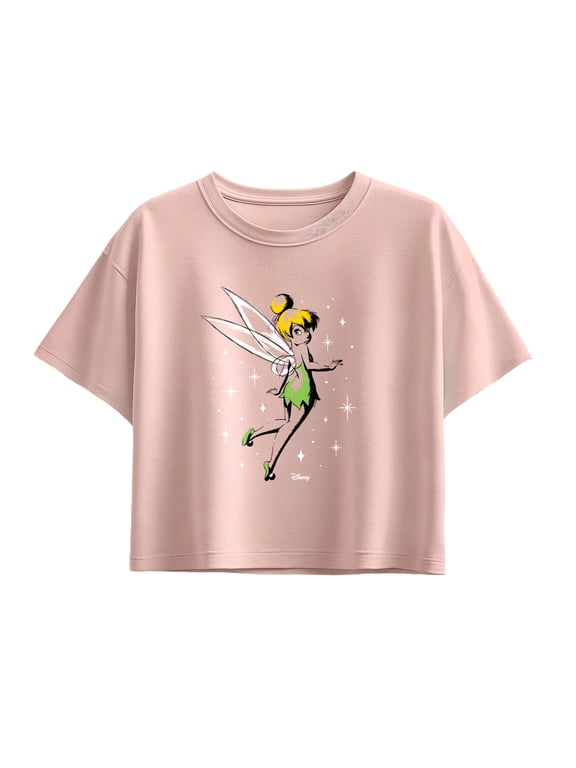 - Fairy Dust Girls' Short Sleeve Boxy Graphic T-Shirt