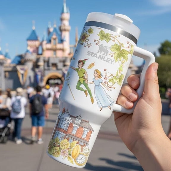 Tinker Bell Fairy Tumbler 40oz, Magic Kingdom Drinkware Cup, Gift For Her