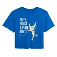 thumbnail image 1 of Tinker Bell - Faith Trust Pixie Dust Cropped Graphic T-Shirt, 1 of 4