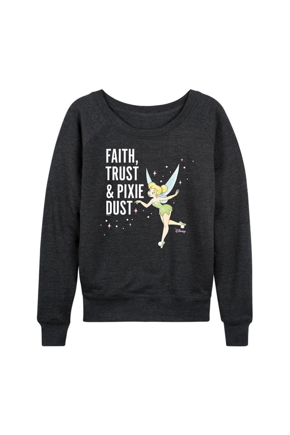 - Lightweight French Terry Wide Neck Long Sleeve Graphic Shirt