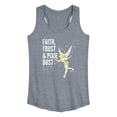 thumbnail image 1 of Tinker Bell - Faith Trust Pixie Dust - Ladies Racerback Tank, 1 of 5