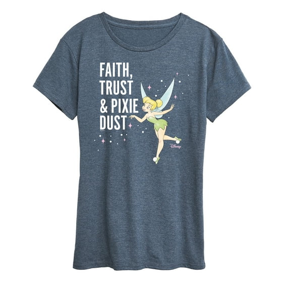 Tinker Bell - Faith Trust Pixie Dust - Ladies Short Sleeve Classic Fit Tee